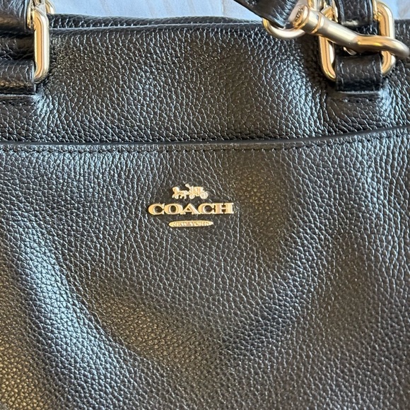 COACH - Fulton Satchel - Genuine Leather Tote Bag (like new) - Picture 6 of 10